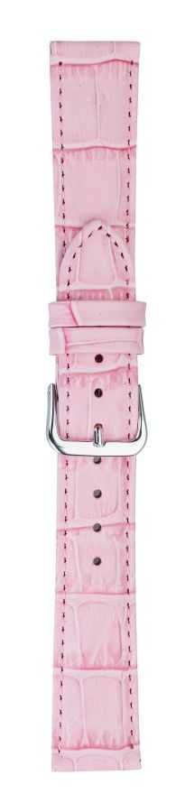 334-1 Eichmüller 334 Leder Uhrenband 12,14,16,18,20 oder 22 mm rosa Alligatorprägung Dornschließe