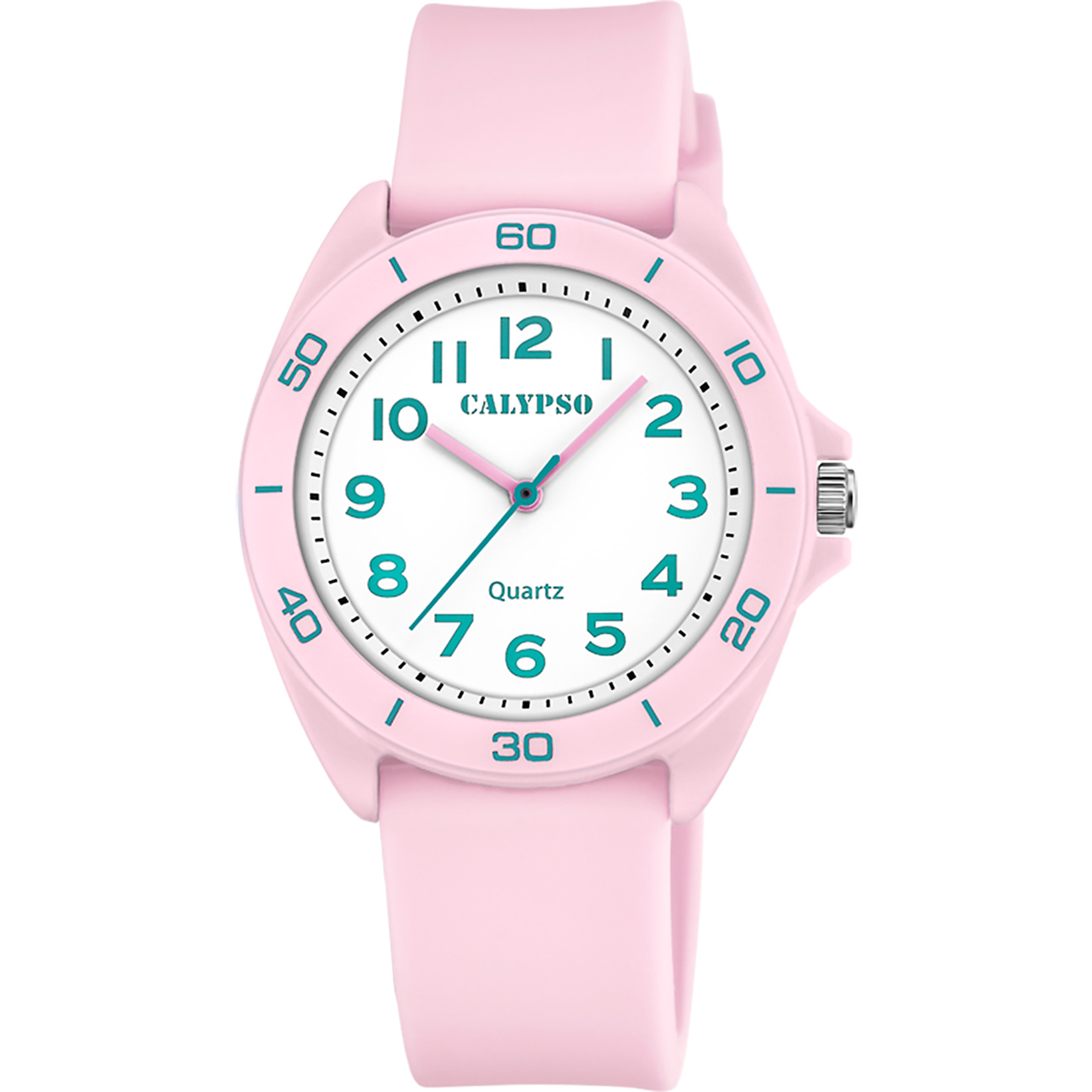 Calypso Trendy Damenuhr K5833-2 – Rosa/Weiß 36 mm 10 Bar