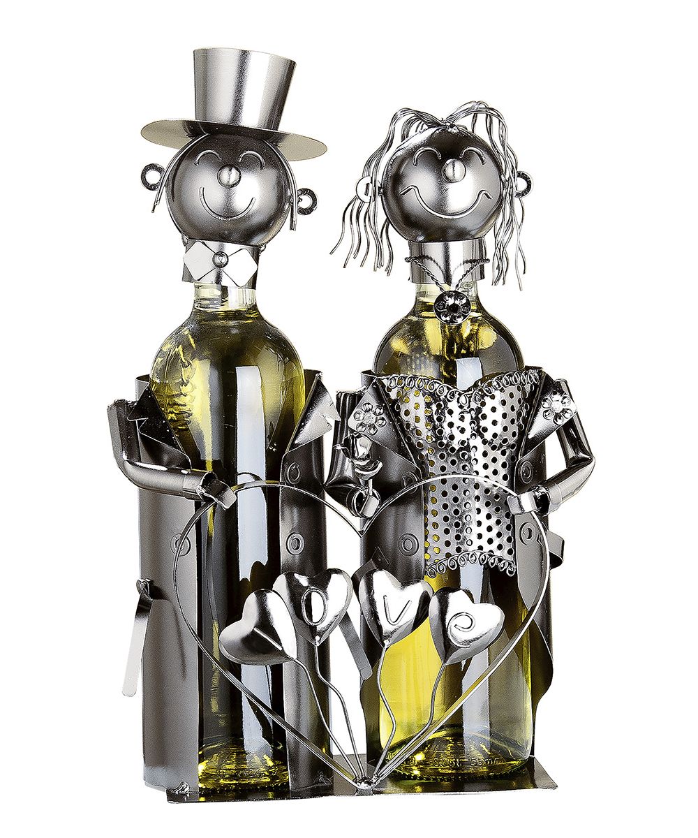Gilde Flaschenhalter Brautpaar "Hochzeitspärchen" 65146 Metall
