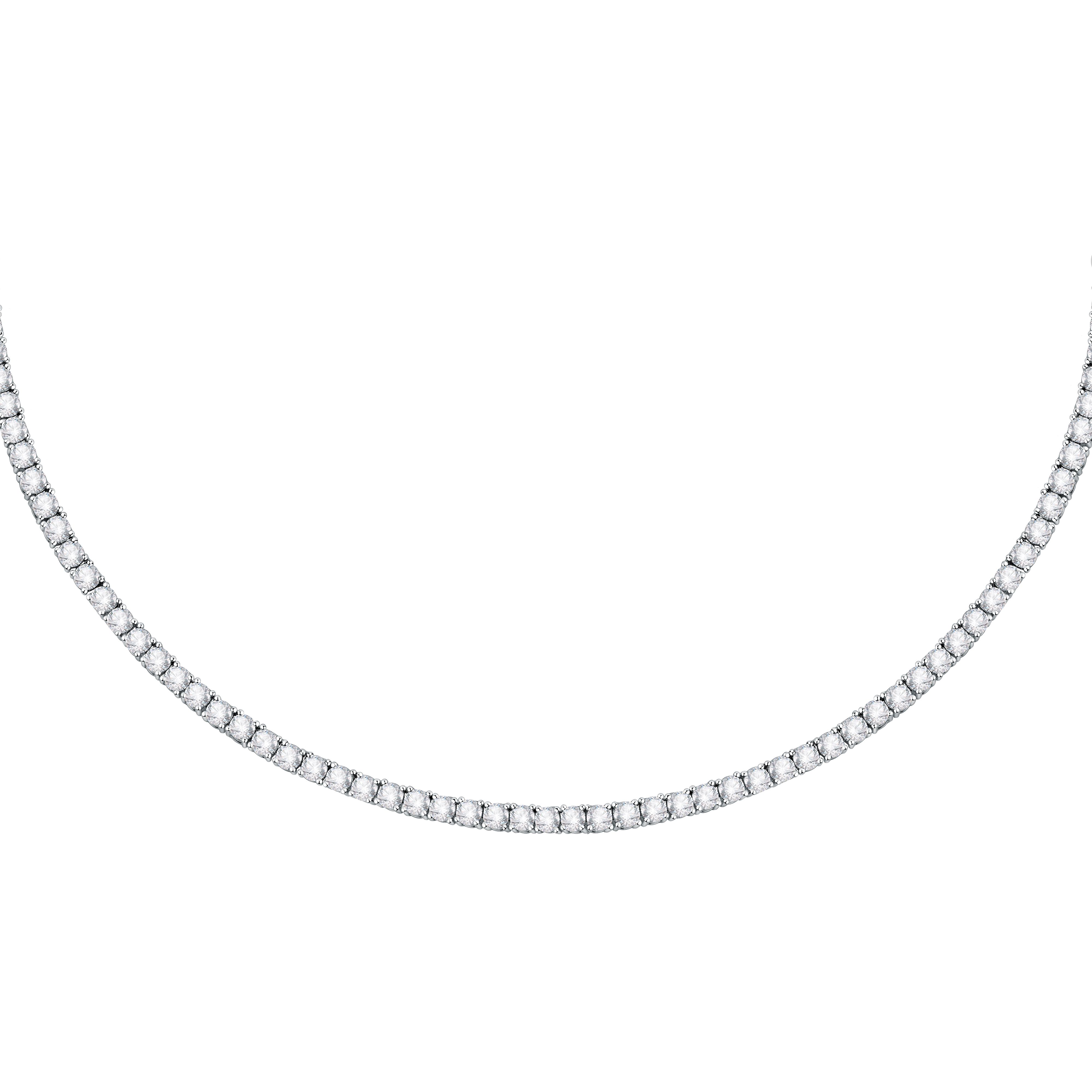 Morellato Perla Halskette SAIW257 – 925 Silber mit Zirkonia 38+4 cm